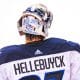 Connor Hellebuyck road close up