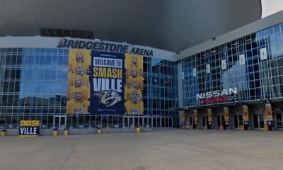 Outside Bridgestone Arena