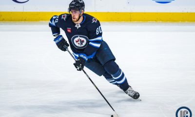 Pierre Luc Dubois heads up ice