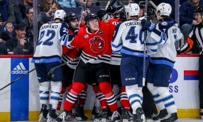 Moose and IceHogs tilt