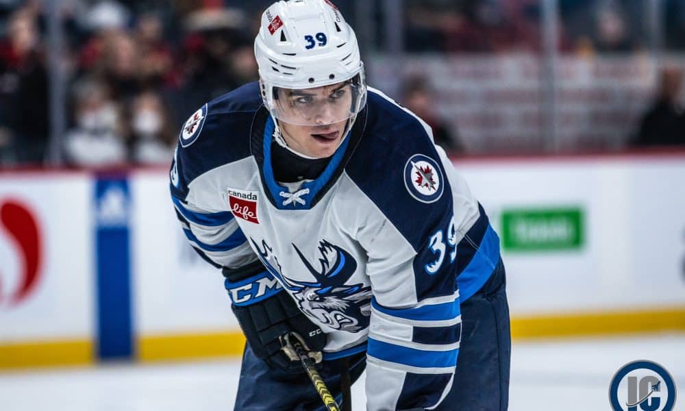 On strength of a Jeff Malott hat trick the Manitoba Moose win fourth