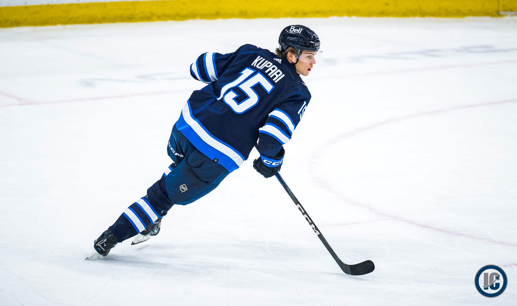 Rasmus Kupari cleared and ready to return to contact with the Winnipeg Jets