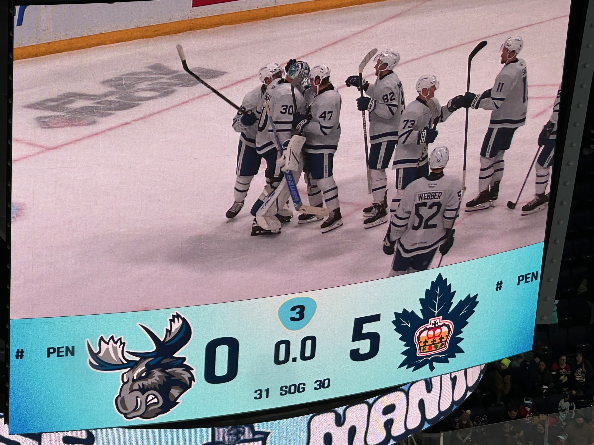 Manitoba Moose struggles at home continue as they are shutout in back-to-back falling 5-0 to the Marlies