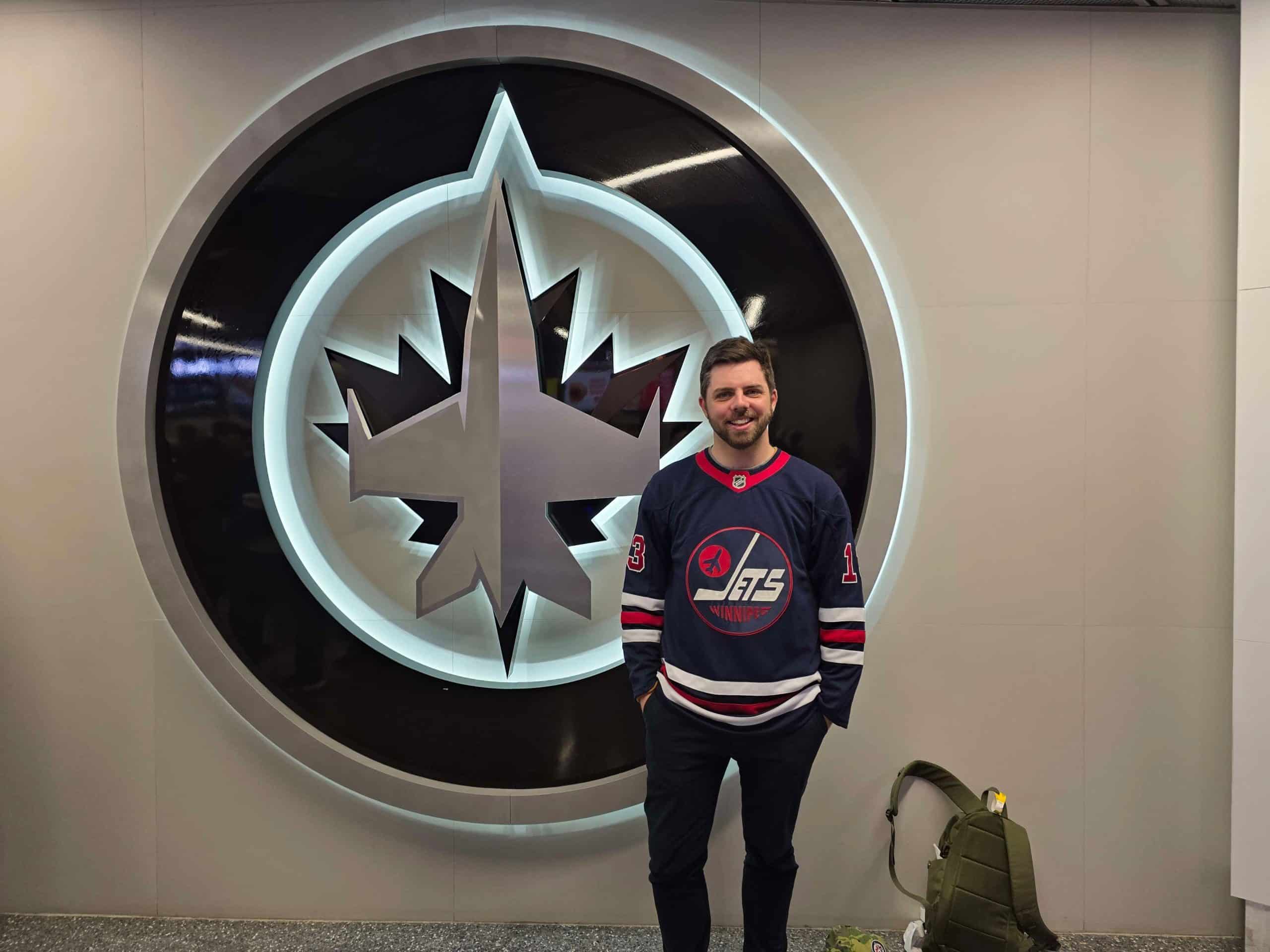 One Great City! Desire to experience a Whiteout brings a Jets fan from England to Winnipeg