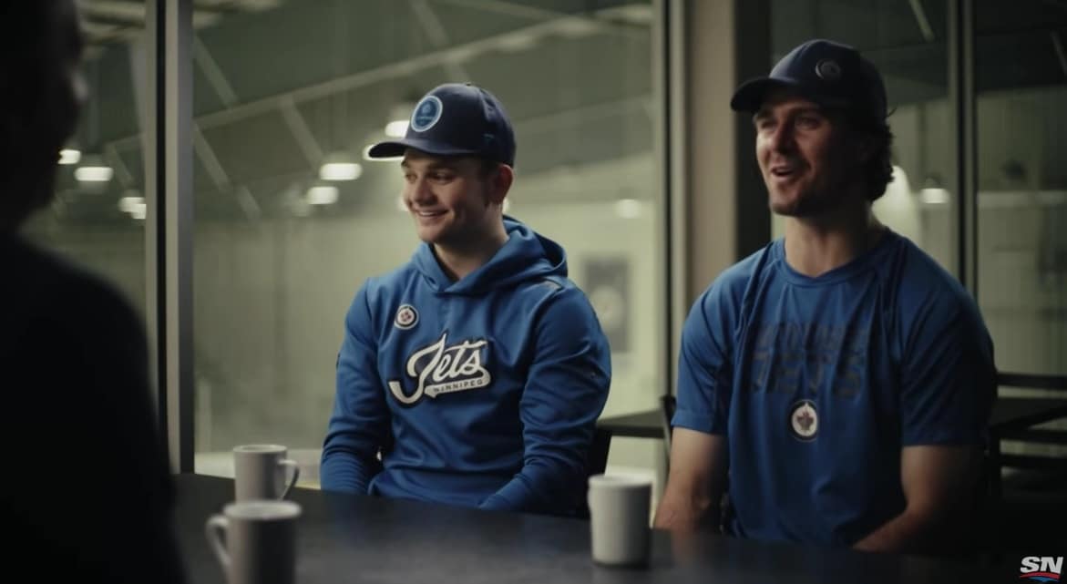 Winnipeg Jets teammates Cole Perfetti & Mark Scheifele share a special bond