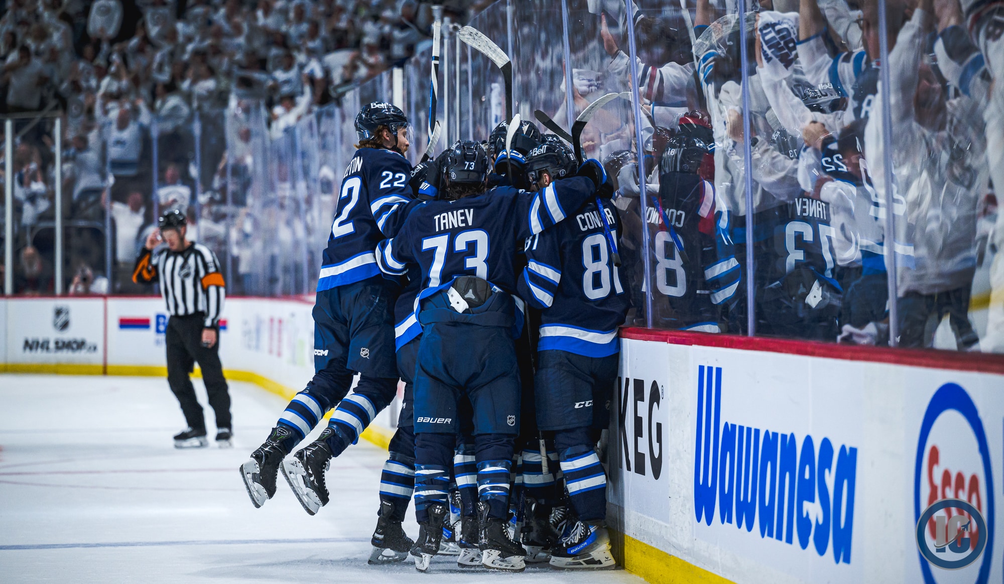 TSN | Adam Lowry ends epic comeback in double overtime to send Jets to second round