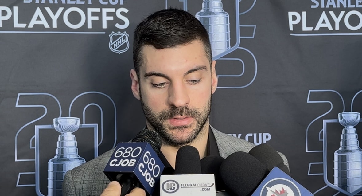Winnipeg Jets off day media availability ahead of game 6 with defenceman Dylan DeMelo