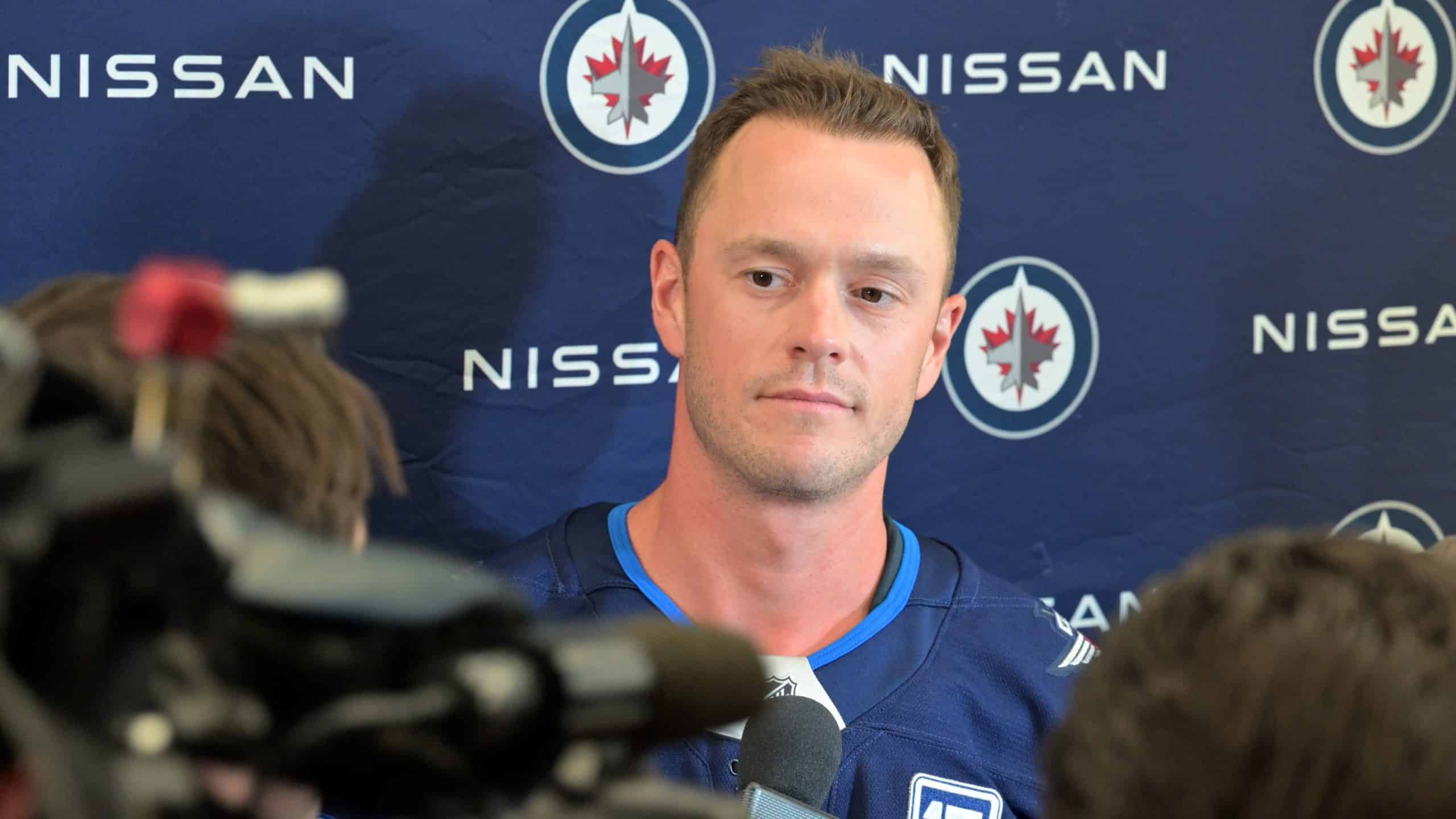 Winnipeg Jets Jonathan Toews first media scrum