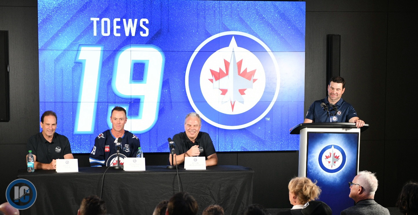 Winnipeg Jets introductory presser for Jonathan Toews