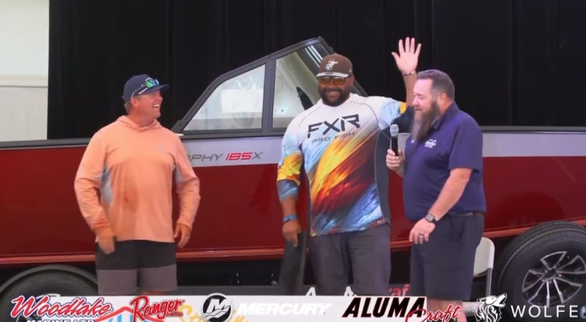 Former Winnipeg Jets defenceman Dustin Byfuglien finished 25th in the Kenora Bass Invitational