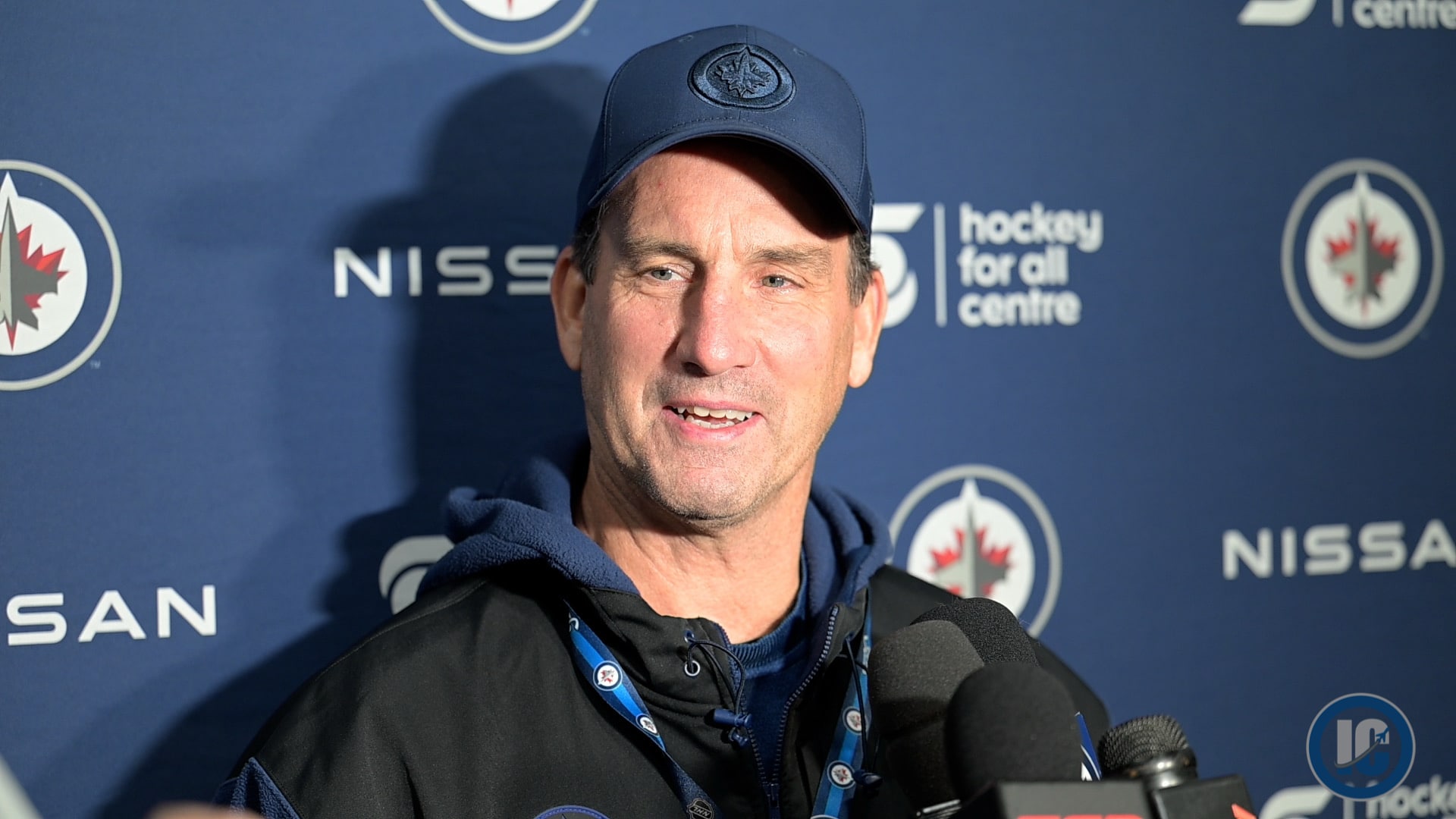 Winnipeg Jets head coach Scott Arniel media availability on day 1 of training camp